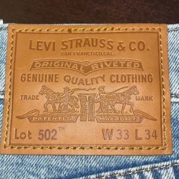 Levi's® Premium
502™ TAPER FIT MEN'S JEANS
Size 33X34 NWT - Picture 8 of 10